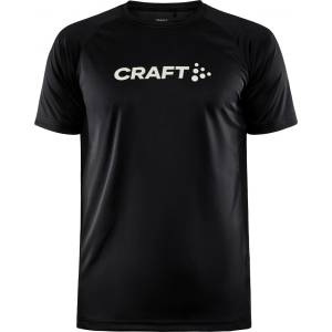 Craft Мъжка спортна тениска Craft Core Unify Logo Tee Sport shirt - Black (016-9222-0112)