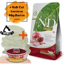 N&D PRIME CAT Neutered Chicken&Pomegranate 10 kg