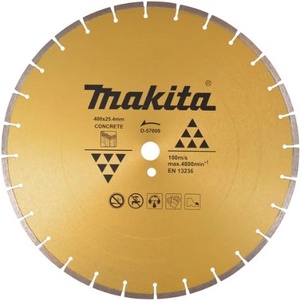 Makita Диамантен диск за рязане на бетон MAKITA 400x7.5x25.4 мм D-57009 (D-57009)