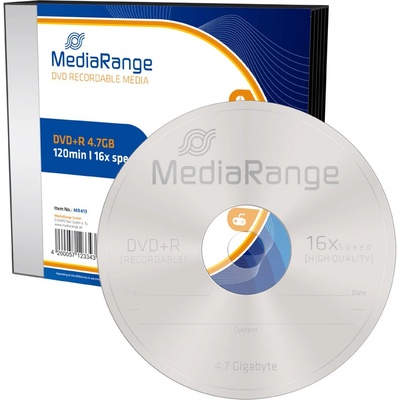 Mediarange DVD+R 4,7GB 16x, 5ks
