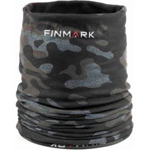 Finmark Multifunkční šátek s flísem черно, сиво, тъмносиво, бяло (FSW-332)