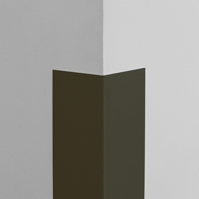 VMBal Plastová ochrana rohu LUX - TMAVÁ ČOKOLÁDA - 65 x 65 mm x 1 m - samolepící