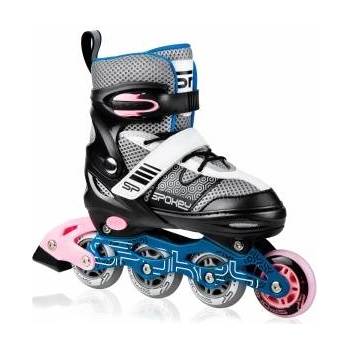 Spokey Arya adjustable recreational inline skates grey size 28-32