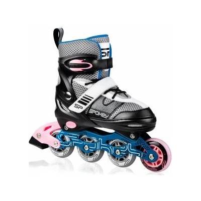 Spokey Arya adjustable recreational inline skates grey size 28-32