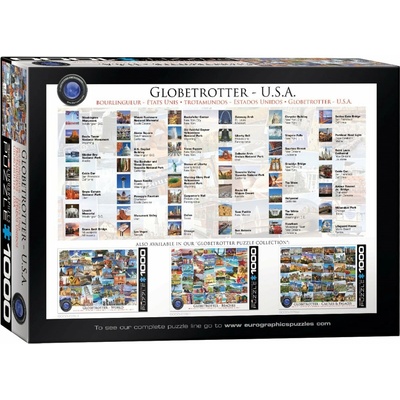 Eurographics Světoběžník USA 1000 dielov