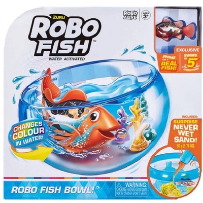 ZURU Детска играчка Zuru - Робофиш в аквариум, оранжева (2502/7126)