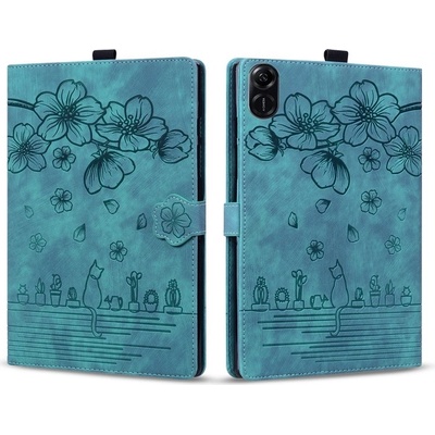 Protemio 91259 ART FLOWER Zaklápěcí pouzdro Honor Pad X8a zelené