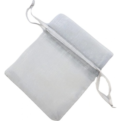 Dárkový pytlík 9x11 cm organza 39 šedá, 10 ks
