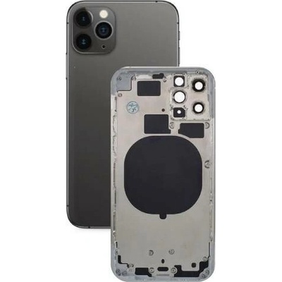Kryt Apple iPhone 11 PRO MAX zadní + střední šedý