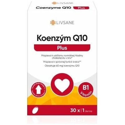 LIVSANE Koenzým Q10 plus 30 kapsúl
