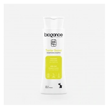 BIOGANCE Terrier Secret shampoo -Шампоан за всички видове твърдокосмести кучета, порода Териери 250 мл