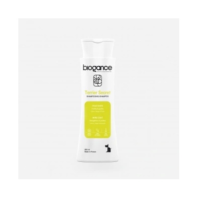 BIOGANCE Terrier Secret shampoo -Шампоан за всички видове твърдокосмести кучета, порода Териери 250 мл