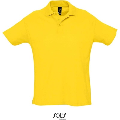 Sol's Summer II Piqué polo žlté gold