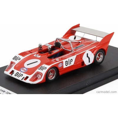 Trofeu Lola T292 N 1 Winner Rally Vila D0 Conde 1973 Carlos Gaspar Červená Bílá 1:43
