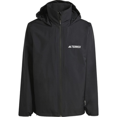 adidas Terrex Мъжко водоустойчиво яке adidas Terrex Multi Essentials 2 Layer Rain Jacket Waterproof jacket - Black (002-3358-0114)