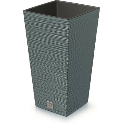 PROSPERPLAST Kvetináč FURU SQUARE 20cm škandinávsky modrý