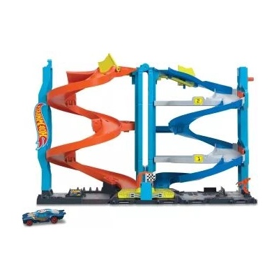 Mattel Hot Wheels City: 2 в 1 комплект за състезателна кула