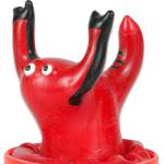 CONDOMERIE Презервативи condomerie - handpainted novelty condoms red scorpio
