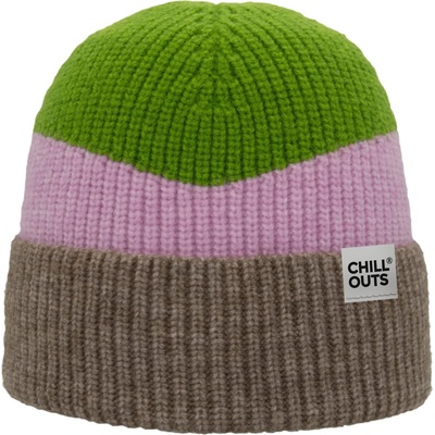 Chillouts Дамска зимна шапка (beanie) Chillouts Women's Natascha Hat Beanie - Green / Beige - размер One Size (904-5060-0211)