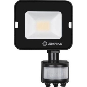 OSRAM LED Прожектор Compact с датчик за движение, симетричен 10W 1000lm 4000K IP65, цвят черен - LEDVANCE FLOODLIGHT COMPACT SENSOR LED575240 (LED575240)