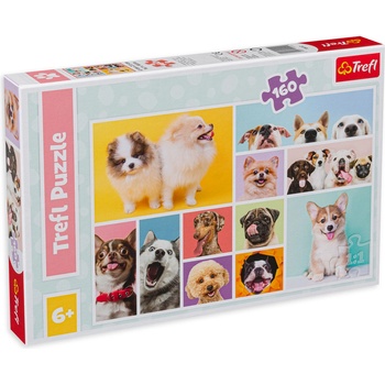 Trefl Пъзел Trefl от 160 части - Сладки кучета (15412)