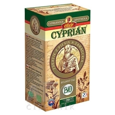 Agrokarpaty Cypriána Cyprián BIO bylinný čaj čistý přírodní produkt 20 x 2 g