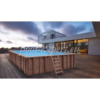 Image 1 of POOL EXPERT Правоъгълен дървен басейн 600 x 419 x 131 cm