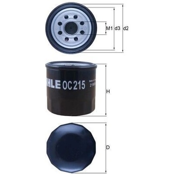 Olejový filter MAHLE OC 215