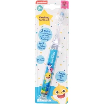 3г+ Детска светеща четка за зъби + батерии - Baby Shark (3280)