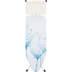 Brabantia Дъска за гладене Brabantia - Cotton Flower, 124 x 45 cm с поставка за парогенератор (90300128)