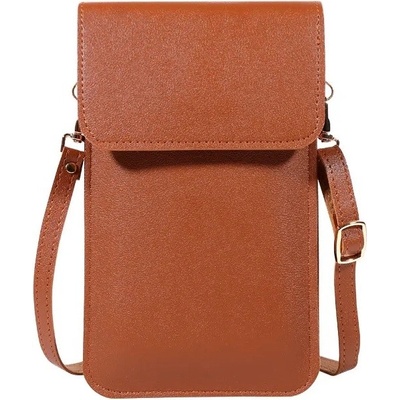 TopQ kabelka Simply Elegant na mobil s popruhem 111065 hnědá
