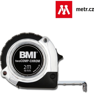 BMI Svinovací metr twoCOMP 2m chrom