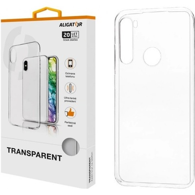 Pouzdro Aligator TRANSPARENT ALIGATOR Xiaomi Redmi Note 8