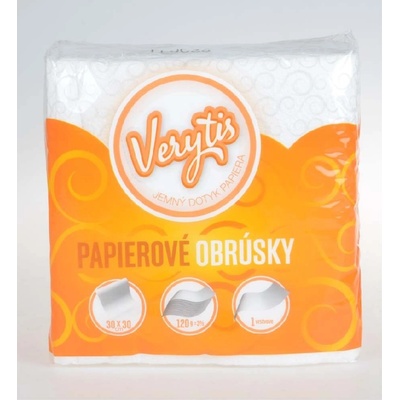 Verytis Orange servítky 30x30cm