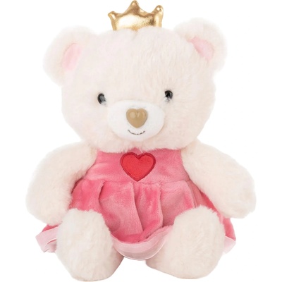 Амек Тойс Плюшена играчка Амек Тойс - Мече с рокля и корона, 21 cm (60116)