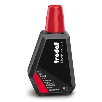 TRODAT Мастило за печати, 28 ml, TRODAT, червено FT7011P (FT7011P)