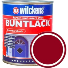 WILCKENS Syntetická vrchní barva v lesku BUNTLACK HOCHGLAENZEND 750 ml RAL 3003 - rubínová