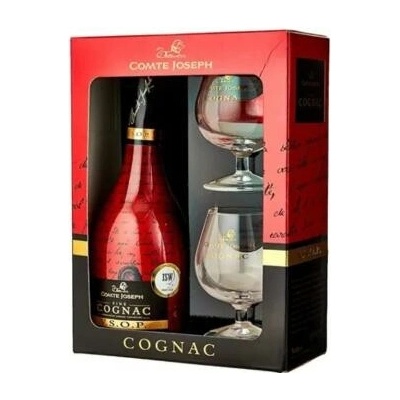 Comte Joseph VSOP 40% 0,7 L (darčekové balenie 2 poháre)