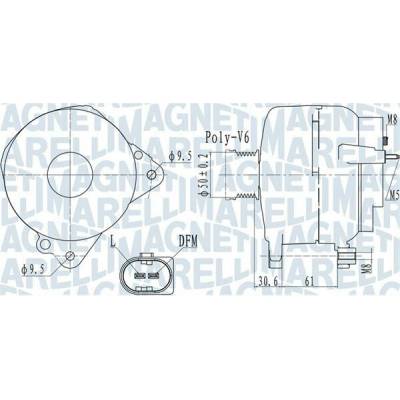 generátor MAGNETI MARELLI 063732118010