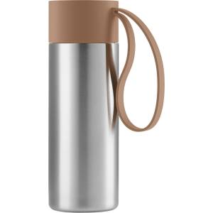 Eva Solo Термочаша To Go Cup от рециклиран материал с дръжка в цвят мока (567031)
