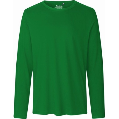 Neutral pánske tričko s dlhým rukávom zelené