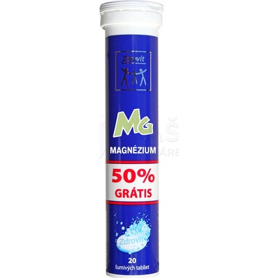 Zdrovit MAGNEZIUM 50% grátis eff 20 tabliet
