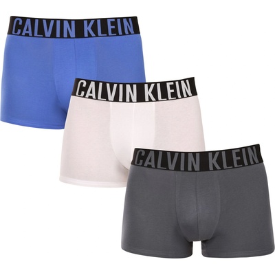 Calvin Klein Комплект от три - мъжки боксерки Calvin Klein многоцветни Calvin Klein | Sin Byal Siv Mnogotsveten | МЪЖЕ | L