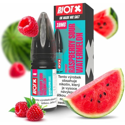 RIOT X Salt Raspberry Sour Watermelon 10 ml 10mg