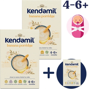 Kendamil Mliečna s banánom 3 x 150 g