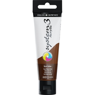 Daler-Rowney System3 АКРИЛНА боя Burnt Umber 59 ml 1 бр (129059223)