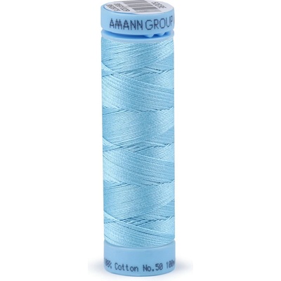 Bavlnené nite 100 m etiketné č. 50 Triana Amann Farba: 0272 Placid Blue