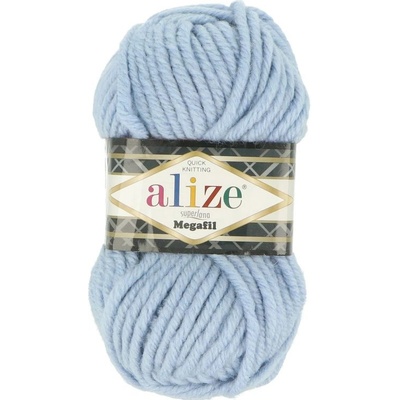 Alize Superlana Megafil 480 belaso modrá