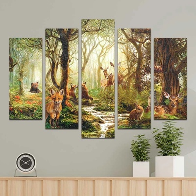 Art gift Декоративен панел за стена Интересен горски свят