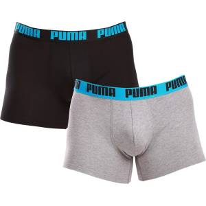 PUMA Пакет от два - мъжки боксерки Puma многоцветни Puma | Cheren Siv Mnogotsveten | МЪЖЕ | M - zoot - 65,66 лв